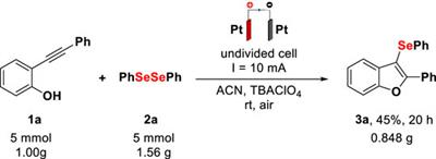 Versatile Electrochemical Synthesis of Selenylbenzo[b]Furan Derivatives Through the Cyclization of 2-Alkynylphenols